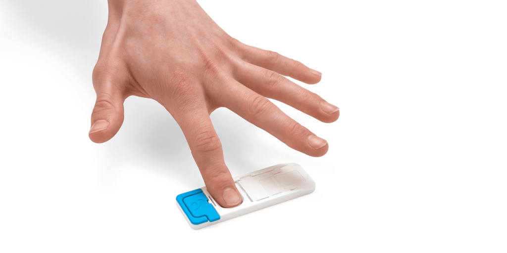 fingerprint collection cartridge