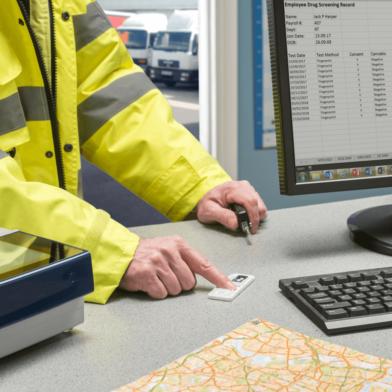 Fingerprint drug testing for drivers now a reality for Transport and Logistics industry